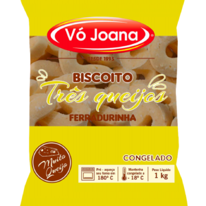 Biscoito Ferradurinha Três Queijos