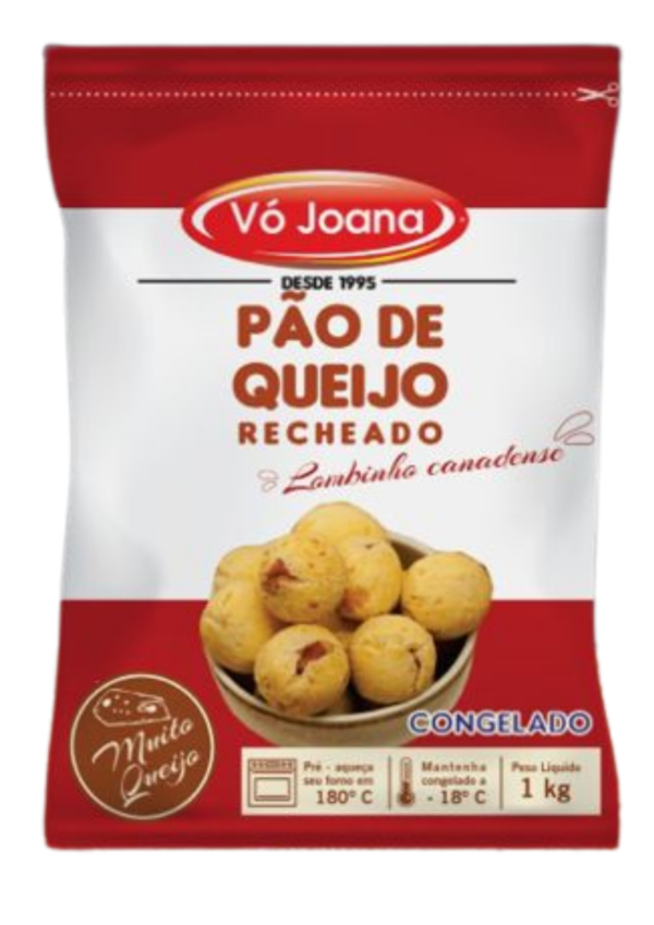 Pão de Queijo Recheado de Lombinho Canadense