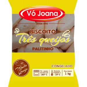Biscoito Palitinho Três Queijos